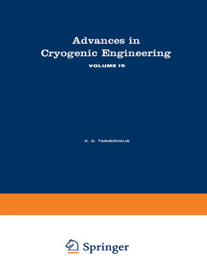 cover image of Advances in Cryogenic Engineering